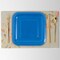 24 Count Royal Blue Square Paper Dessert Plates for Birthday Wedding Baby Shower Party Events Easy Cleanup 7 Inch